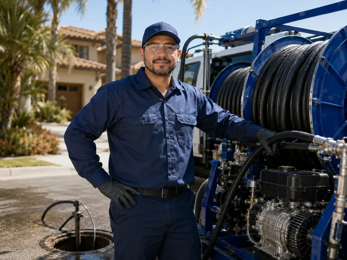 Hydro jet sewer cleaning in King City