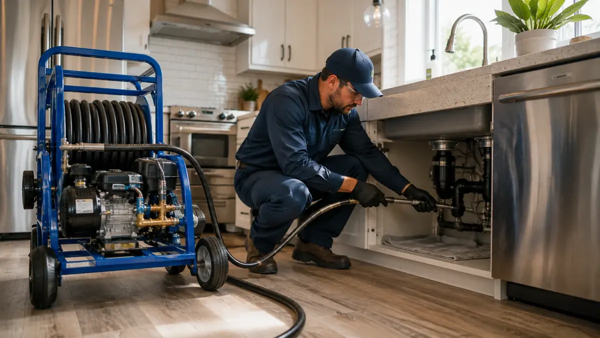 Kitchen Drain Hydro Jetting in King City