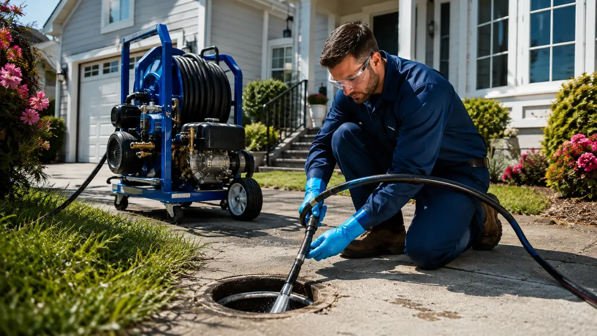 Residential Hydro Jet Drain Cleaning in King City