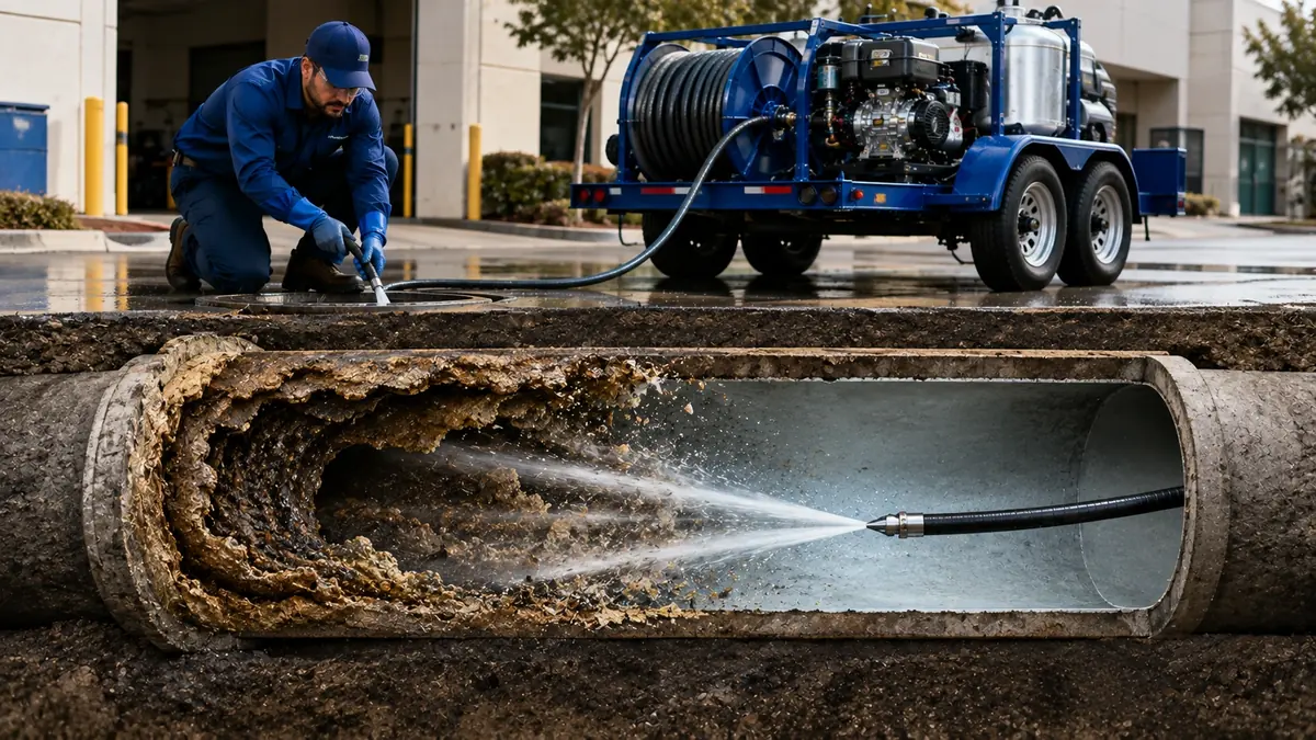 Sewer Pipe Descaling in King City